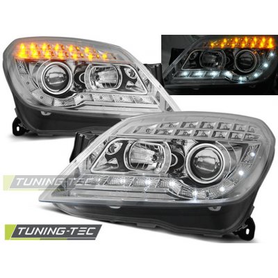 Tuning-Tec Přední čirá LED světla Opel Astra H (2004 - 2009) - chromované – Hledejceny.cz