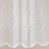 Záclona Záclona bílá, svislé vyšívané vlnky, v.180cm