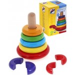 Hračka Woody Skládací pyramida barevná káča – Zboží Mobilmania