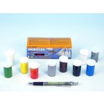 Teddies Unikolky modelářské barvy sada 9 barev + matný lak zdarma v krabičce – Zbozi.Blesk.cz