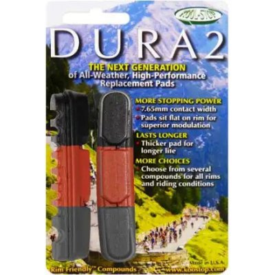 Kool Stop Dura-Type 2 brzdové gumičky losos/černá/šedá – Hledejceny.cz