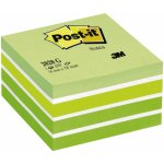 Samolepicí bloček, aquarell zelený, 76x76 mm, 450 listů, 3M POSTIT – Hledejceny.cz