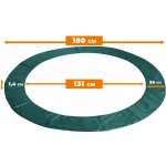 Aga kryt pružin na trampolínu 180cm tmavě zelená – Zboží Dáma