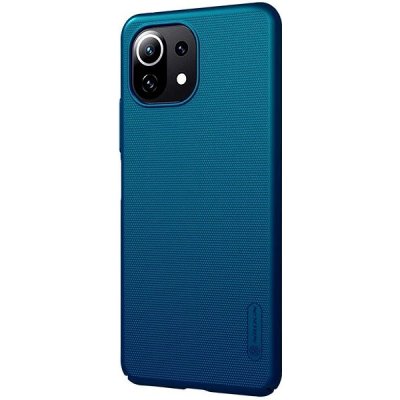 Pouzdro Nillkin Super Frosted Xiaomi Mi 11 Lite 4G/5G Peacock Blue – Zbozi.Blesk.cz