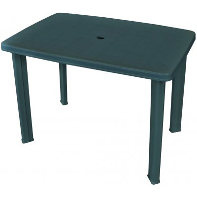 OMAXI 570639 Zahradní stůl zelený 101 x 68 x 72 cm plast – Hledejceny.cz