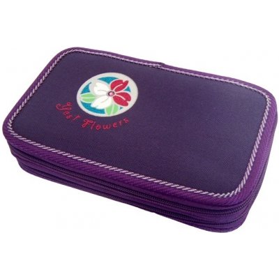 Emipo 2-patra Flowers fialový prázdný – Zboží Mobilmania