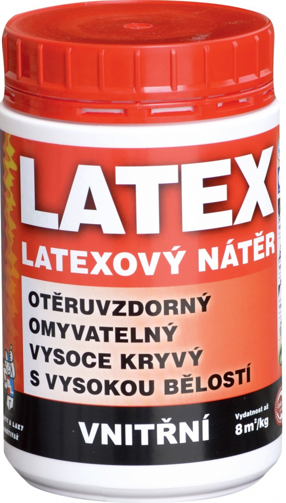 Barvy A Laky Hostivař Teluria V2064 latex vnitřní, bílý, 800 g