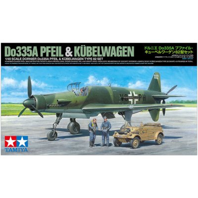 Tamiya Dornier Do 335 A Pfeil & Kübelwagen Type 82 Set 1:48 – Hledejceny.cz