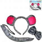 Rappa sada kočka s ocasem čelenkou a motýlkem – Zboží Mobilmania