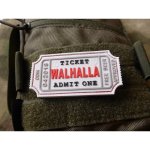 JACKETS TO GO Nášivka WALHALLA TICKET BEER velcro plast BÍLÁ Barva: Bílá – Hledejceny.cz