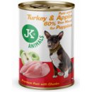 JK Animals Turkey & Apple Premium Paté with Chunks superprémiová masová 400 g