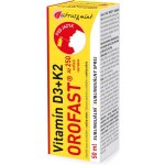 OROFAST Vitamín D3+K2 sublinguální sprej 50 ml – Zboží Dáma