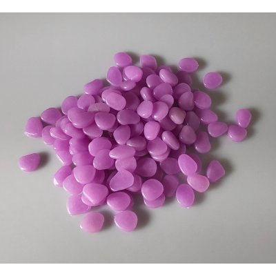 Fosforeskující oblázky-fialková, cena za 250 g – Hledejceny.cz
