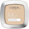 Pudr na tvář L'Oréal Paris True Match Super-Blendable Powder R2-C2 Rose Vanilla pudr s matujícím účinkem 9 g