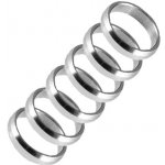 Harrows Supergrip kroužky na násadky stříbrné 6 ks – Zboží Dáma