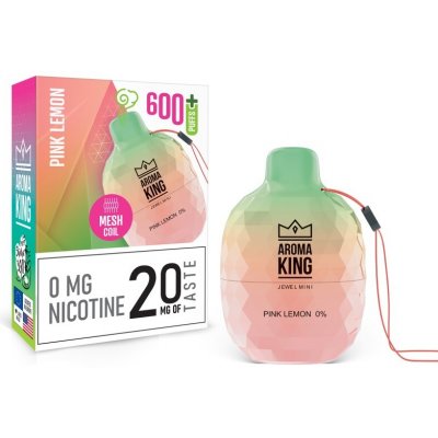 Aroma King Jewel Mini Pink Lemon 0 mg 600 potáhnutí – Zboží Dáma