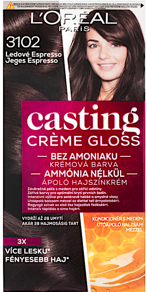 L’Oréal Casting Crème Gloss barva na vlasy 3102 Iced Espresso