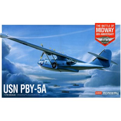 Academy Model Kit letadlo 12573 USN PBY 5A Battle of Midway 1:72