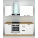 EBS Next Kuchyňská sestava 200 cm bílá lesk – Hledejceny.cz