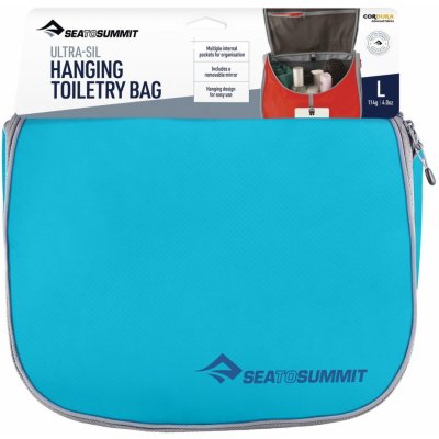 Sea to Summit Toaletní taška Hanging Toiletry Bag S blue atoll – Zboží Mobilmania