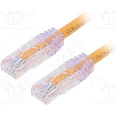 Panduit UTPSP1MORY Patch U/UTP Cat 6 RJ45 vidlice z obou stran lanko Cu 1m – Hledejceny.cz