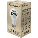 EcoPlanet LED žárovka E27 12W 1050lm teplá bílá EP0115 – Zboží Mobilmania