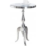 Interior DE OS35735 JARDIN ROUND 55 cm stříbrný – Zboží Dáma