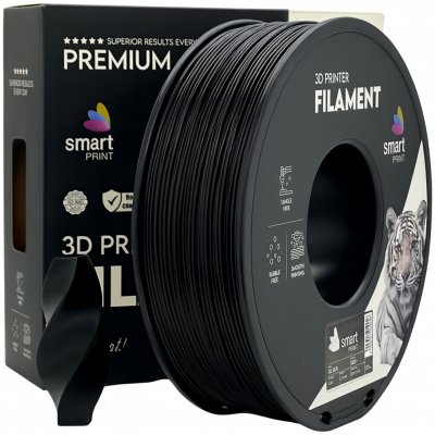 Smart Print ABS+ black 1.75mm 1kg – Zboží Mobilmania