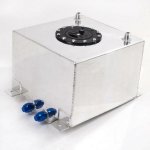 Závodní hliníková palivová nádrž 20l (racing fuel tank) se senzorem na ukazatel stavu paliva – Sleviste.cz