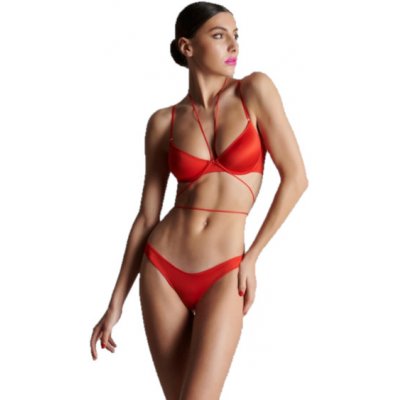 Maison Close French Kiss Podprsenka červená – Zboží Dáma