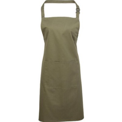 Premier Workwear Pracovní zástěra za krk s kapsou PR154 Olive Pantone 378 72x86cm – Hledejceny.cz