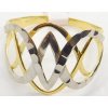 Prsteny Klenoty Budín dámský prsten z bílého a žlutého zlata HK1130