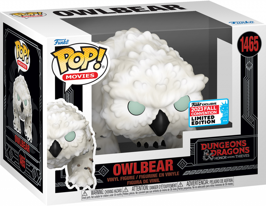 Funko Pop! Movies Owlbear Dungeons & Dragons 2023 Fall Convention Limited Edition