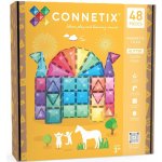 Connetix Glitter Castle se třpytkami 48 ks – Zboží Živě