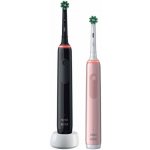 Oral-B Pro 3 3900 Duo Black & Pink – Zboží Živě