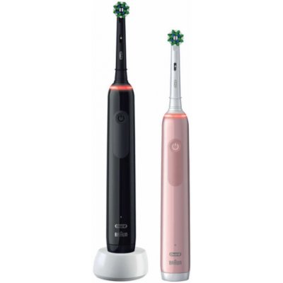 Oral-B Pro 3 3900 Duo Black & Pink – Zboží Živě