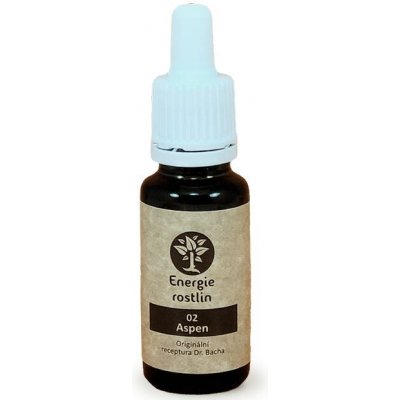 Energie rostlin Bachovy Esence 2 Aspen Esence sensibility 20 ml – Hledejceny.cz