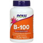 Now Foods NOW Vitamin B-100 Complex 100 rostlinných kapslí – Hledejceny.cz