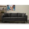 Pohovka Atelier del Sofa 3-Seat Sofa BerlinAnthracite, Black Anthracite Black