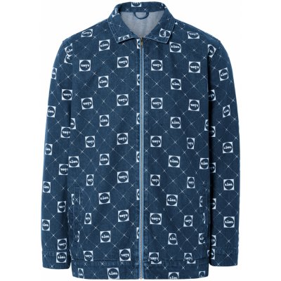 Livergy pánská džínová bunda Lidl vzorovaná/modrá – Hledejceny.cz