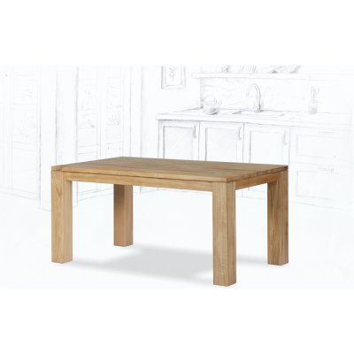 Woodedl Chicago z masivu DUB 190 x 90 cm – Zboží Dáma