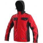 Canis CXS Pánská softshellová bunda s reflexními prvky červená/černá – Zboží Mobilmania