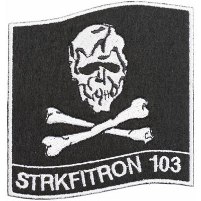 Nášivka Lebka Strkfitron 103 – Zboží Dáma