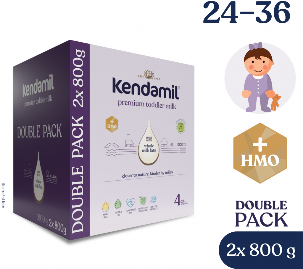 Kendamil 4 Premium HMO+ 2× 800 g