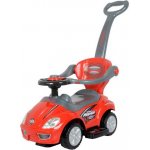 Baby Mix s vodící tyčí 3v1 Mega Car červené – Zboží Dáma
