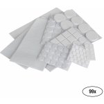 Sada filcových, EVA podložek a tlumičů dvířek, bílá, 99 ks – Sleviste.cz