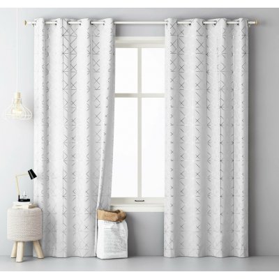 Room99 Závěs GLAMMY - bílý 140x250 cm – Zboží Dáma