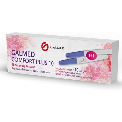 Galmed Comfort Plus 10 Test těhotenský tyčinky 2 ks – Zboží Dáma