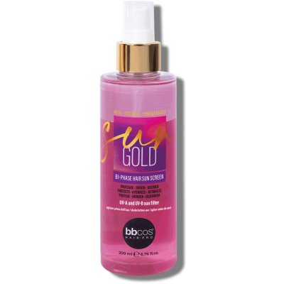 BBcos Sun Gold Bi-phase Hair Sun Screen 200 ml – Zboží Dáma