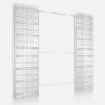 Eclisse dvoukřídlé 800+800 x 1970 mm x 150 mm zdivo – HobbyKompas.cz